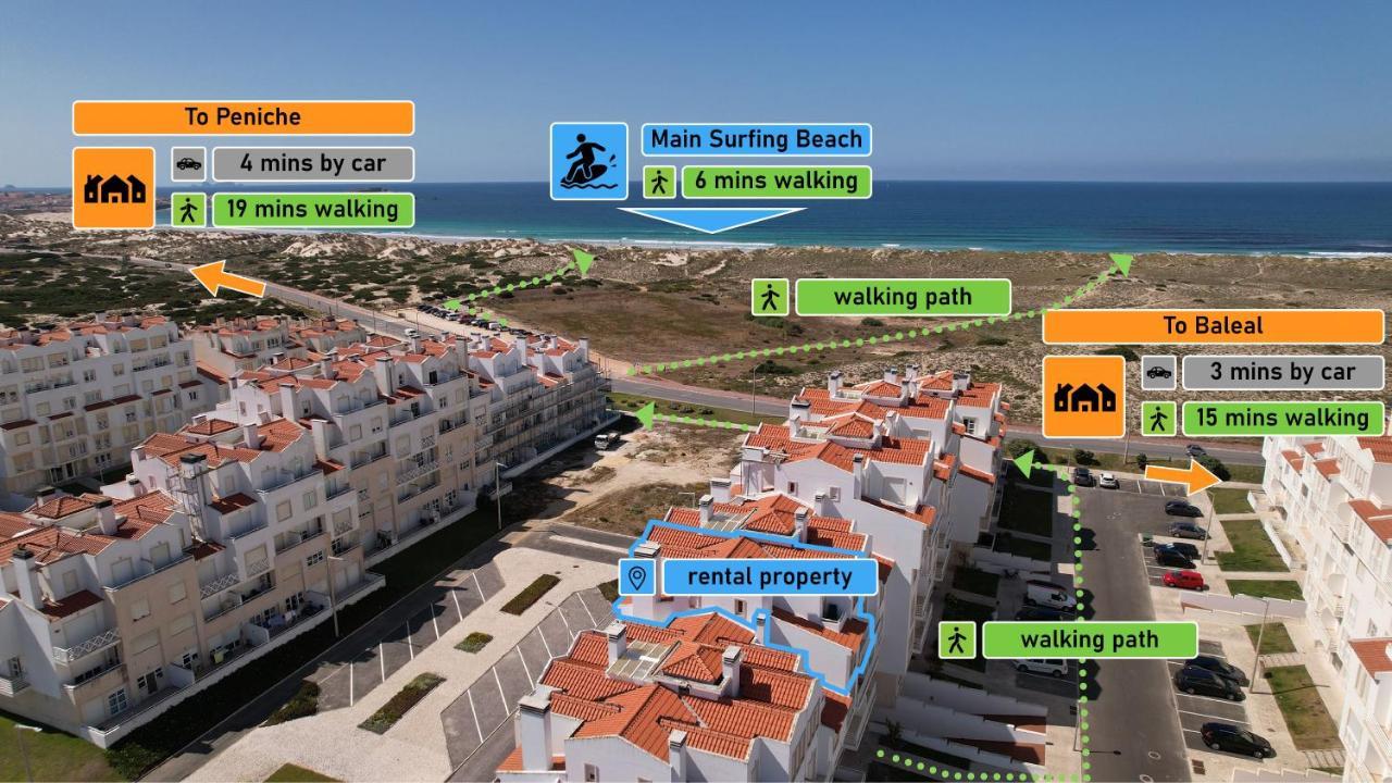 Baleal Beachfront Duplex Peniche Buitenkant foto